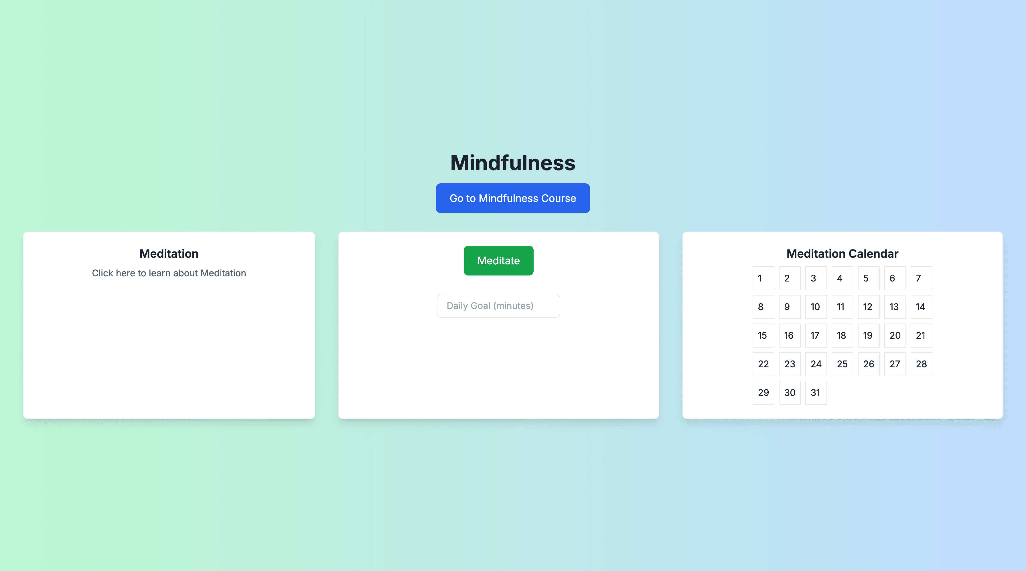 Mindfulness and Meditation